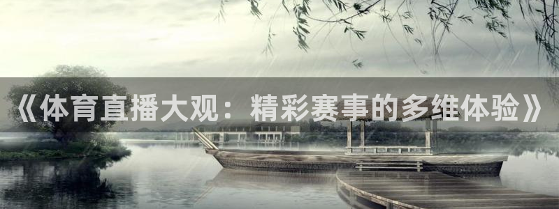 说球帝app苹果版下载：《体育直播大观：精彩赛事的多维体验》